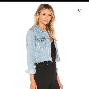 Dr. Denim Cropped Boyfriend Jacket